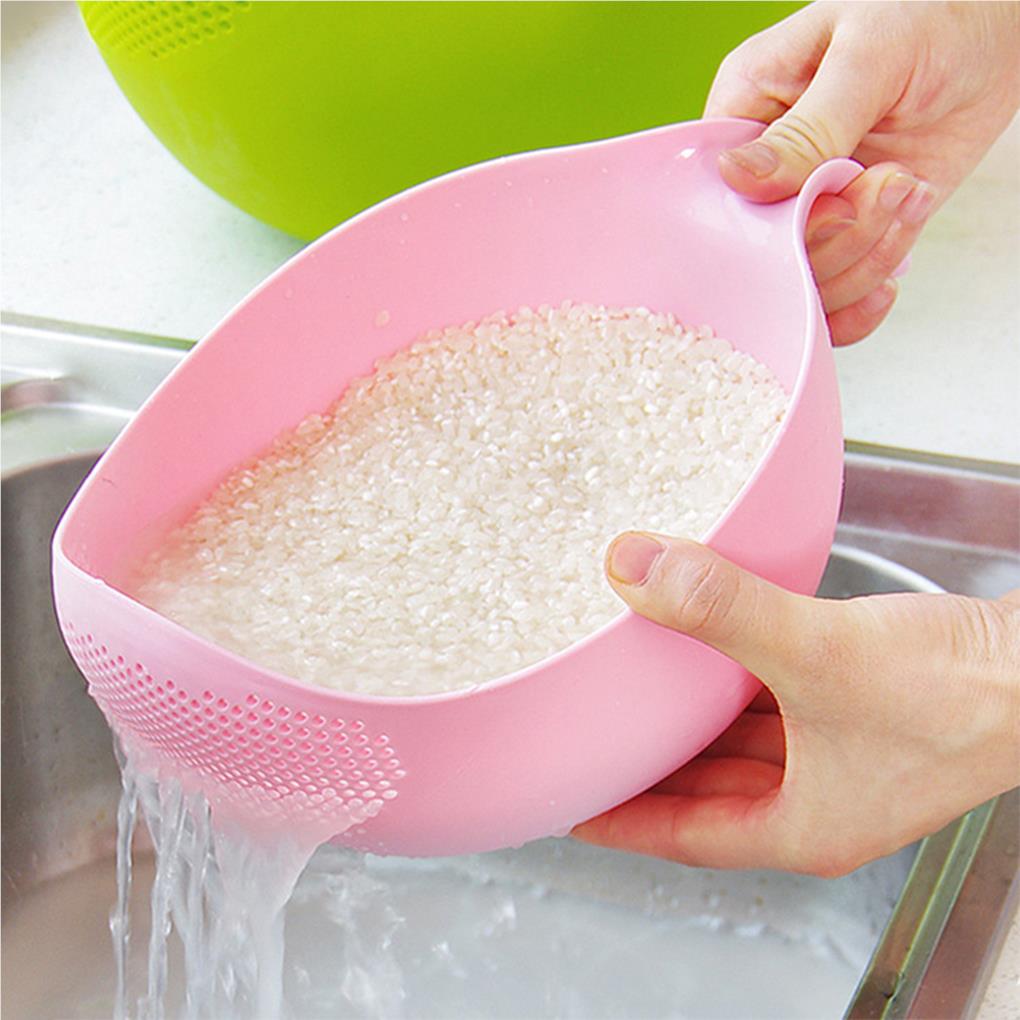 Kitchen Gadgets Rice Filter - جديد المحمولة الغذاء الصف البلاستيك الأرز