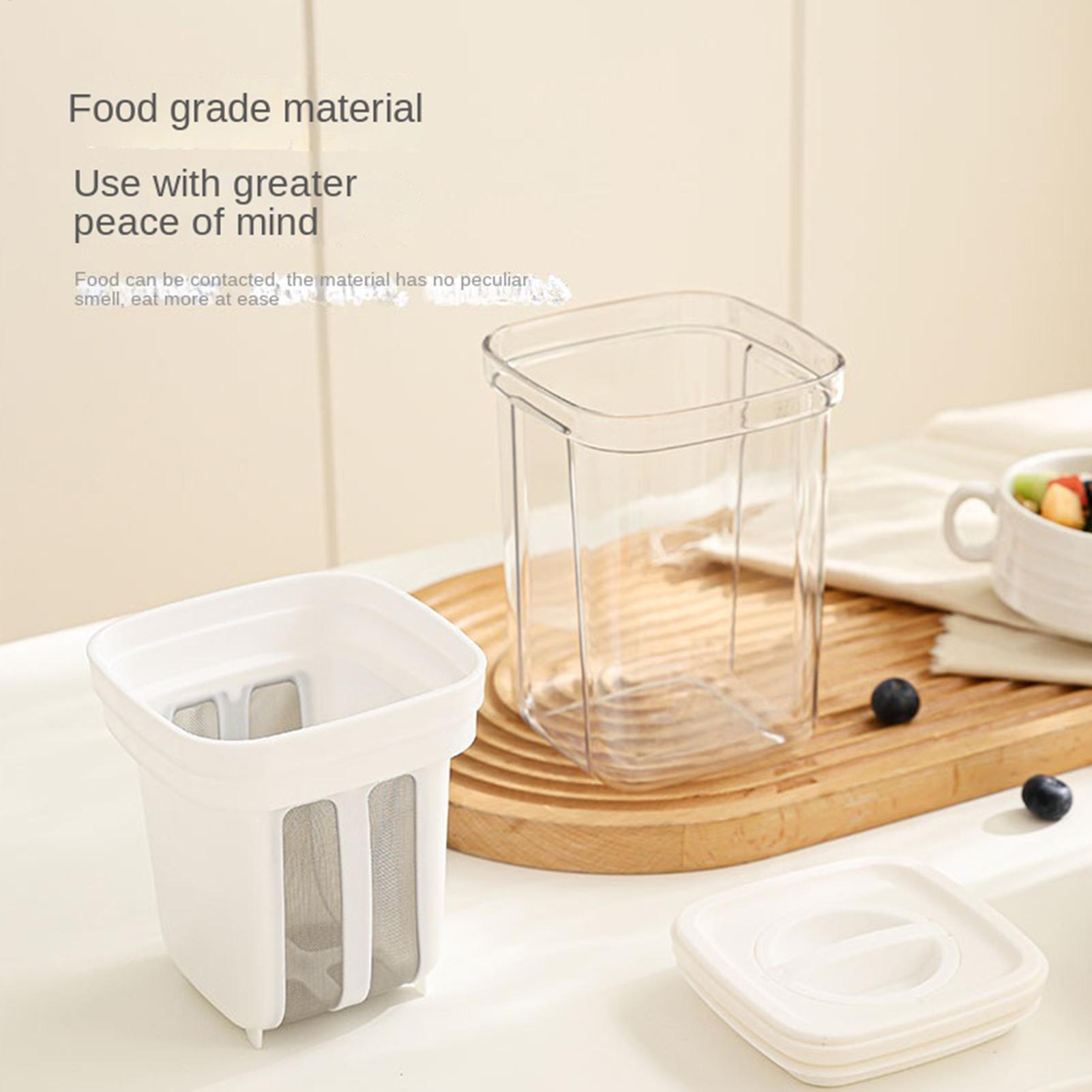 Kitchen Gadgets Rice Filter - مصفاة زبادي قابلة لإعادة الاستخدام بشبكة