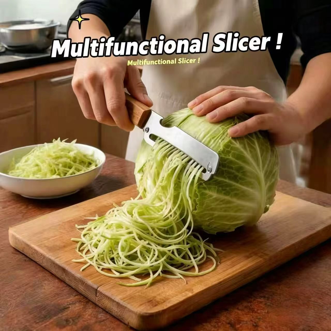 Kitchen Gadgets And Equipment - مقشرة خضروات 3 في 1 بمقبض