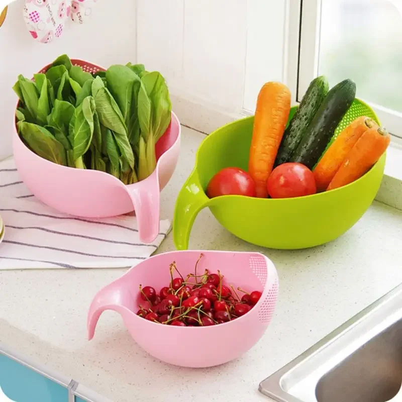 Kitchen Gadgets Rice Filter - الفاكهة الخضار وعاء تجفيف أدوات تنظيف
