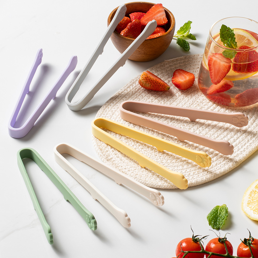 Kitchen Gadgets Oxo - لطيف القط باو سيليكون ملقط طعام