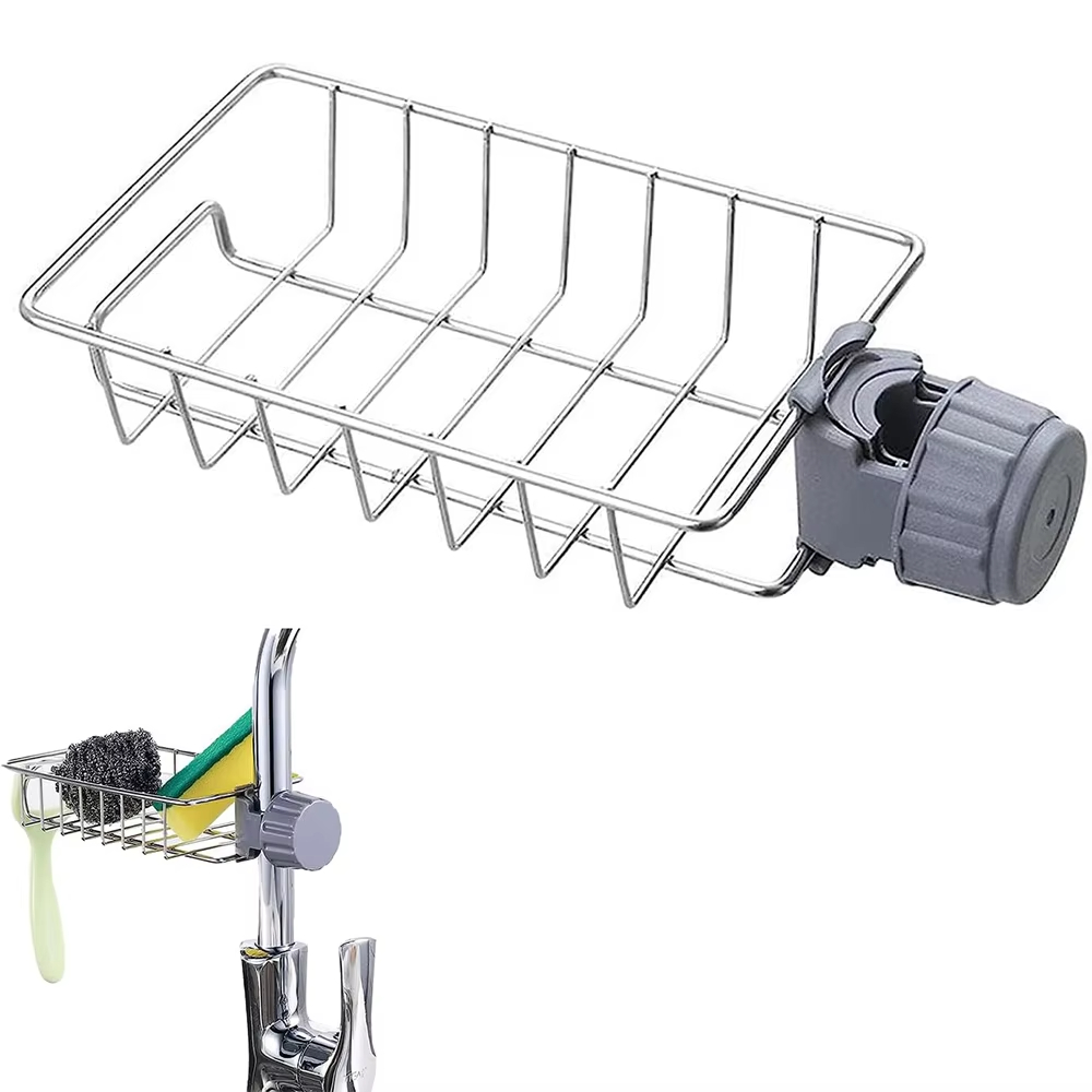 Kitchen Utensil Holder - رف تصريف لحوض المطبخ، حامل إسفنج
