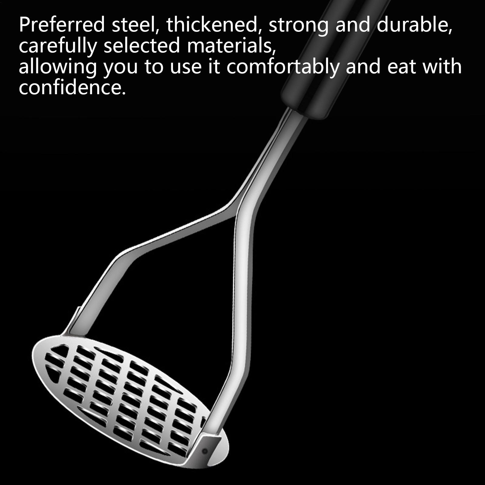 Kitchen Gadgets Men - مكبس بطاطس يدوي من الفولاذ المقاوم