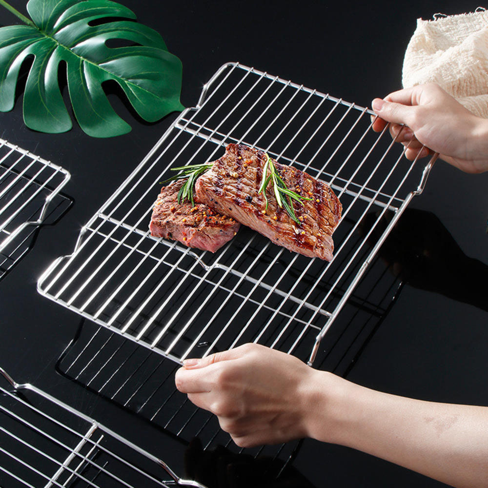 Kitchen Gadgets Oxo - الفولاذ المقاوم للصدأ الشواء شبكة حصيرة