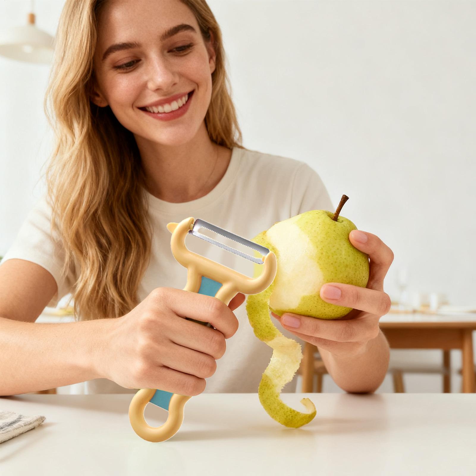 مقشرة الخضار المحمولة باليد، أ - مراجعة Kitchen Gadgets Men وسعره