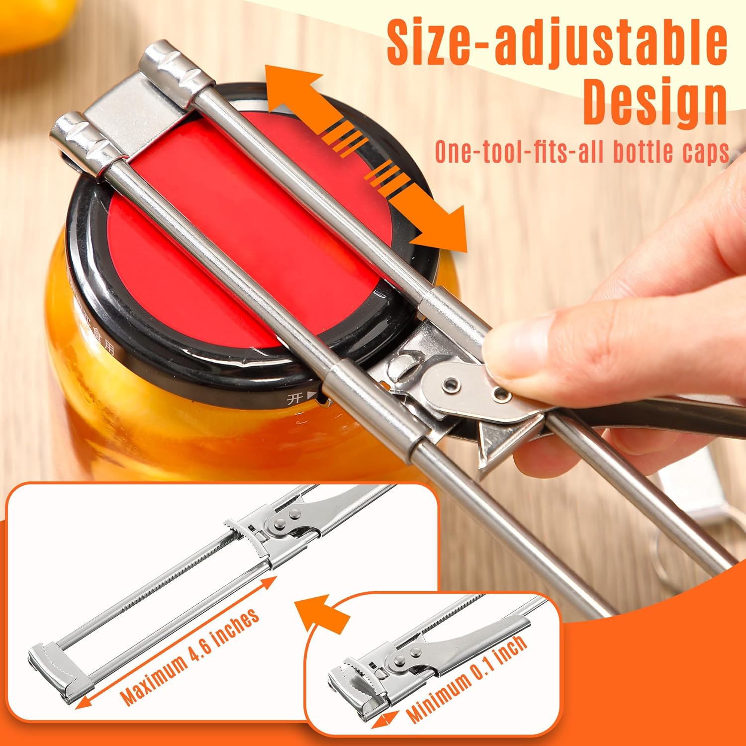 فتاحة جرة من الفولاذ المقاوم ل - مراجعة Kitchen Gadgets Men وسعره