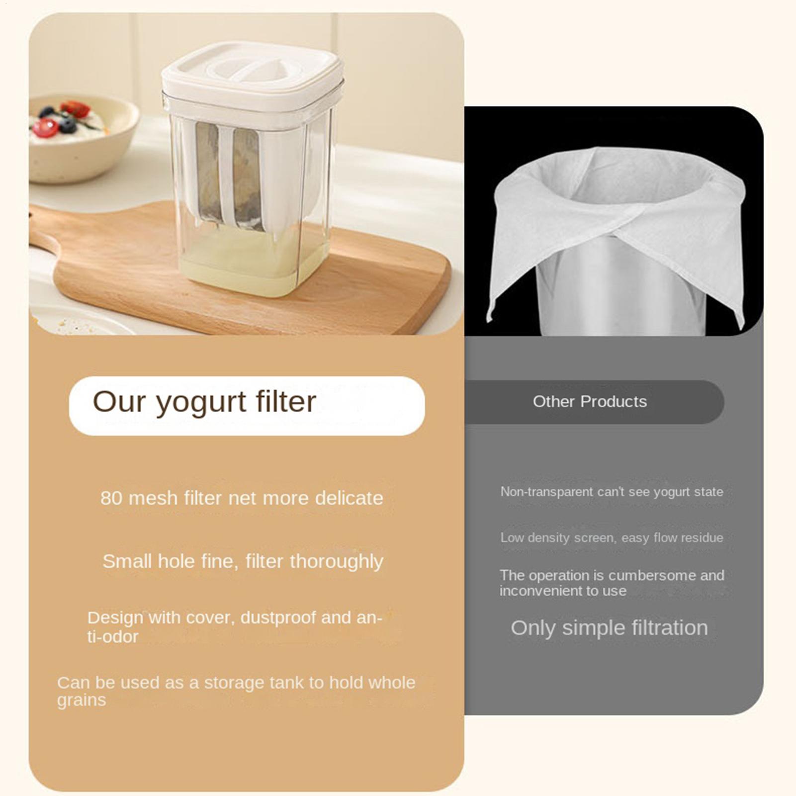 مصفاة زبادي قابلة لإعادة الاست - مراجعة Kitchen Gadgets Rice Filter وسعره