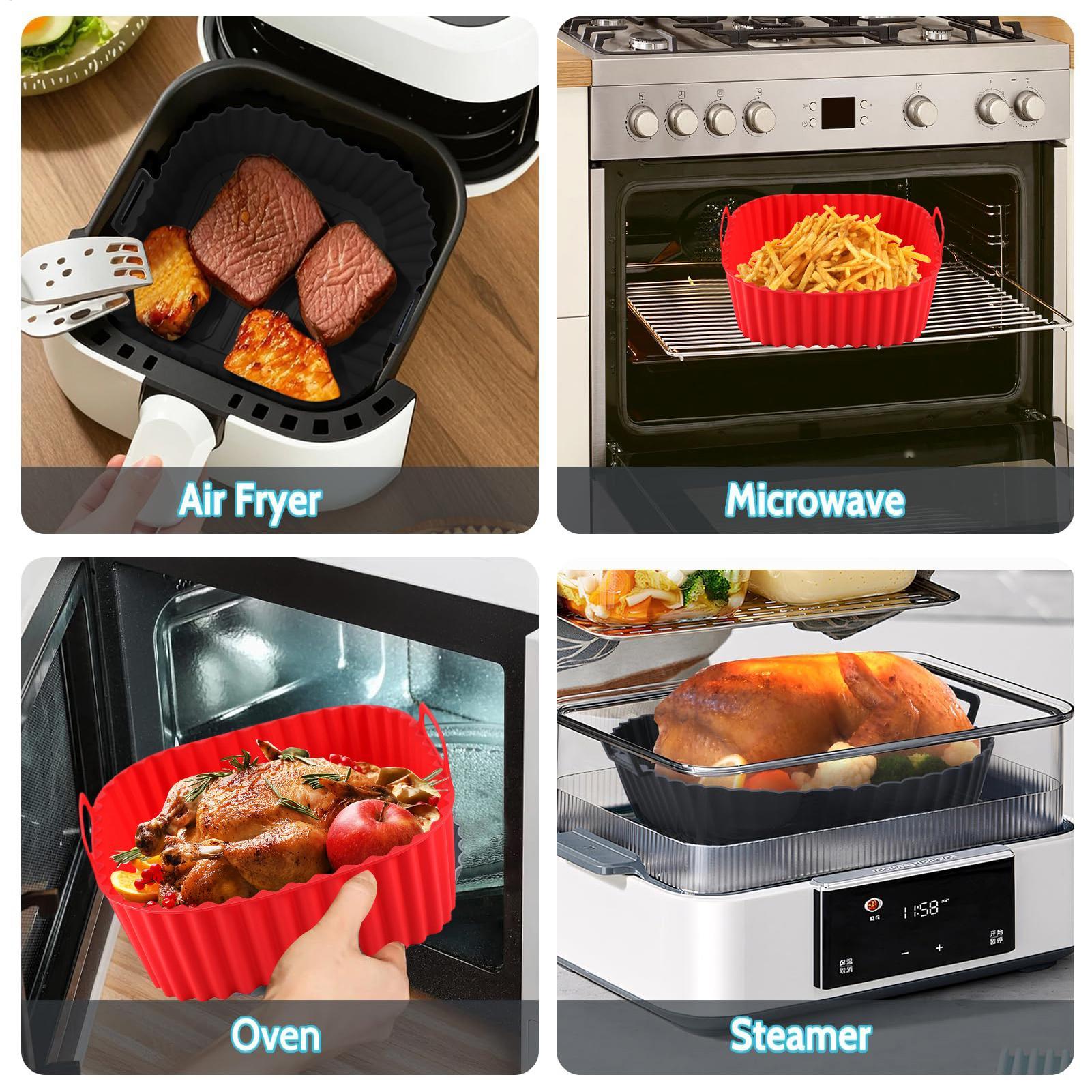 بطانات سيليكون لمقلاة الهواء،  - مراجعة Kitchen Gadgets Men وسعره