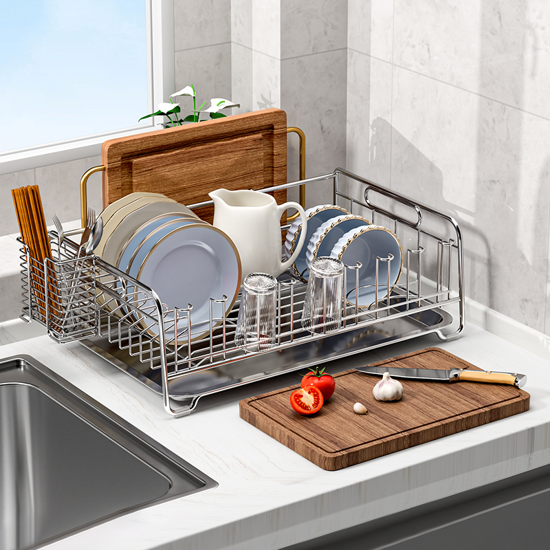رف تخزين للمطبخ من الفولاذ الم - مراجعة Kitchen Utensil Holder وسعره