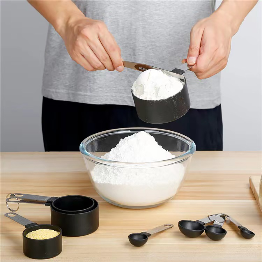 4 قطعة/8 قطعة كوب قياس بلاستيك - مراجعة Healthy Kitchen Gadgets وسعره