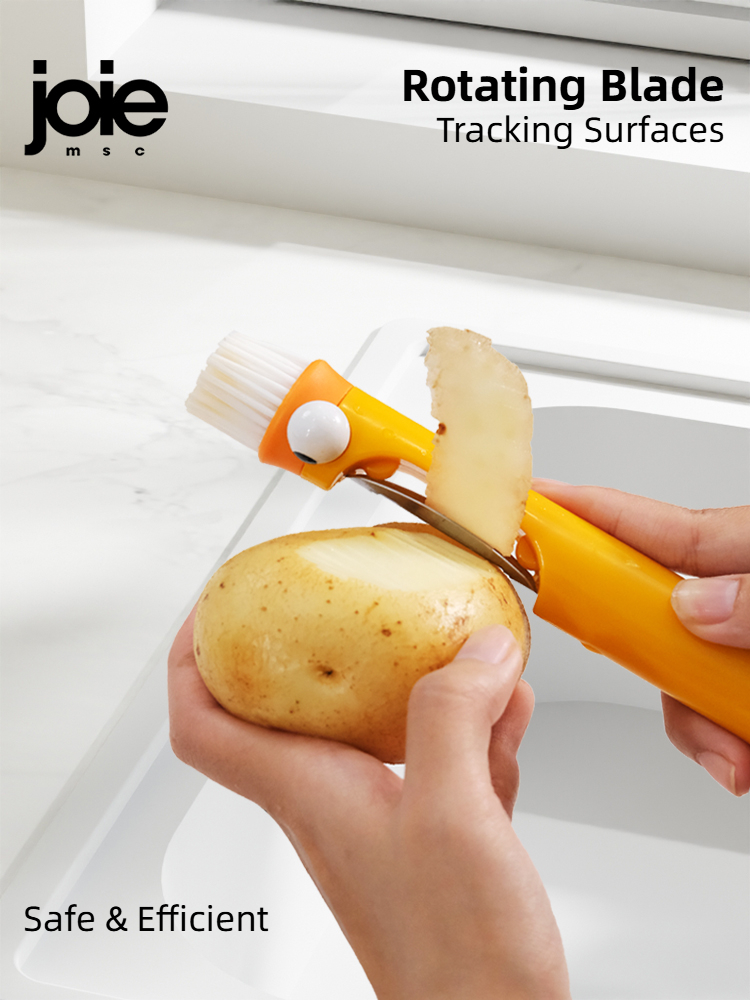 مقشرة وفرشاة متعددة الوظائف من - مراجعة Kitchen Gadgets Joie وسعره