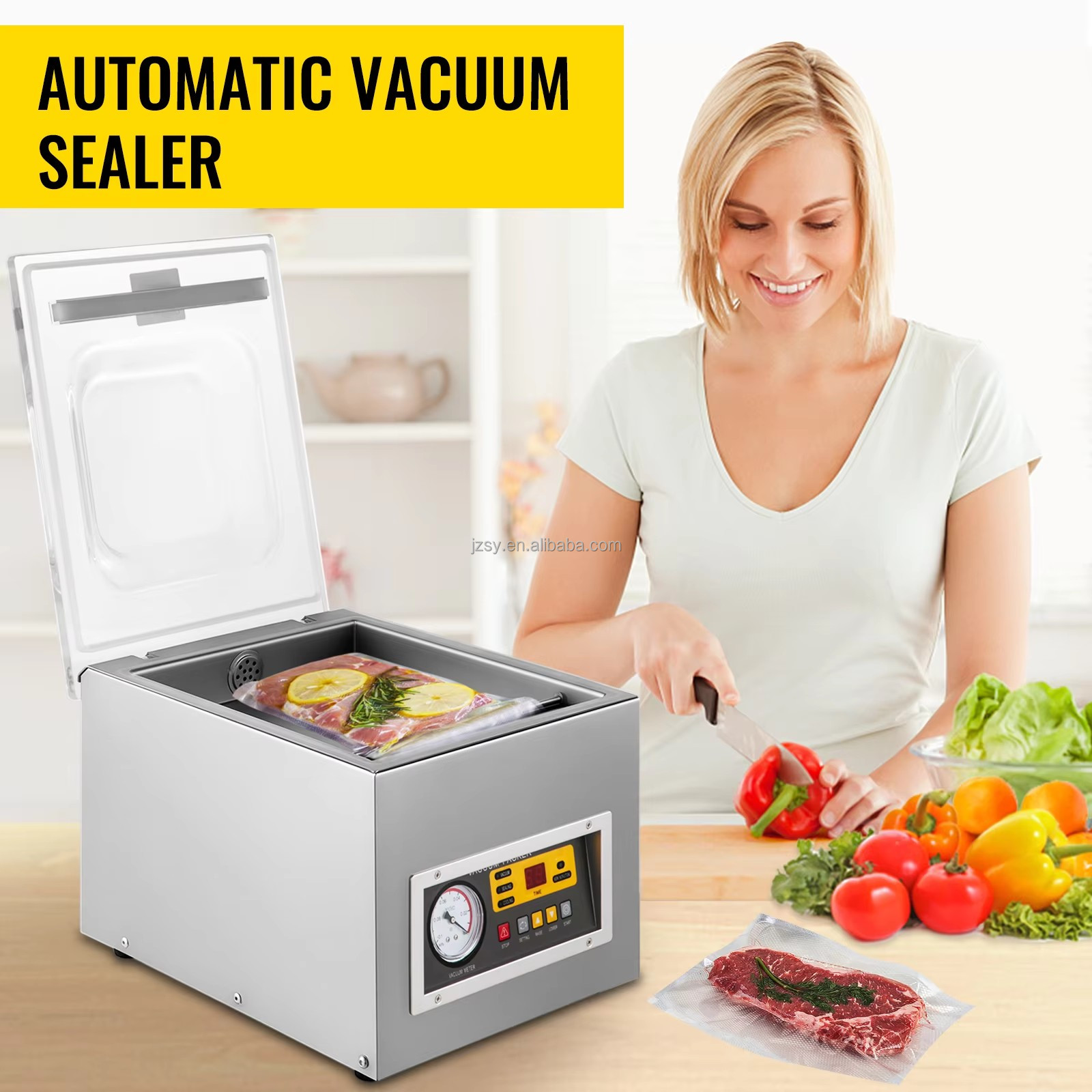 آلة تعبئة الفراغ التجارية أكيا - مراجعة Food Vacuum Sealer وسعره
